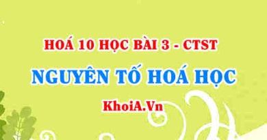 Điện tích hạt nhân là gì? Số khối, số hiệu nguyên tử nguyên tố hoá học, công thức tính nguyên tử khối trung bình - Hoá 10 bài 3